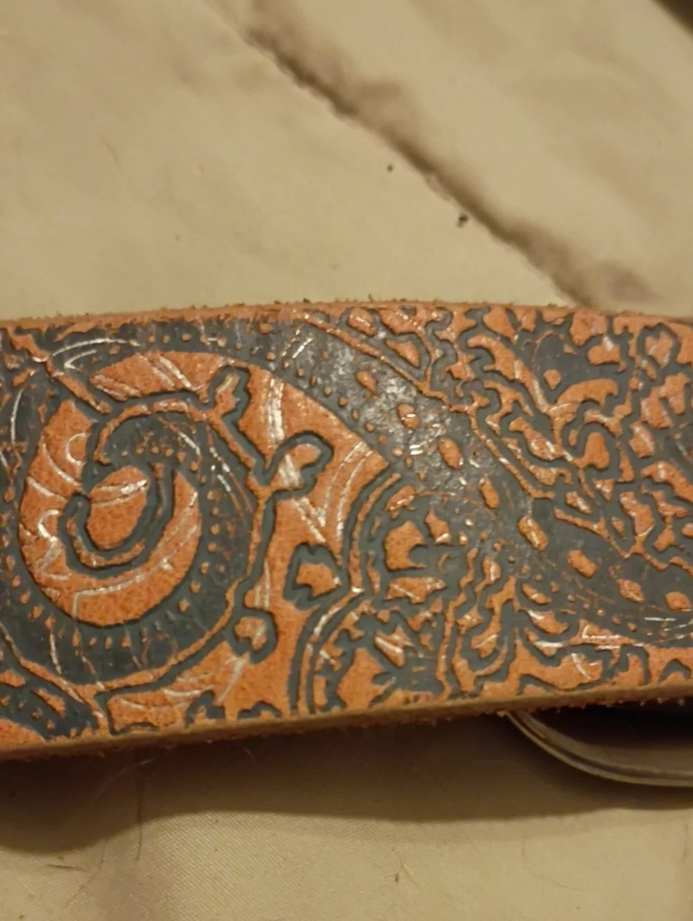 Vintage stylish embossed